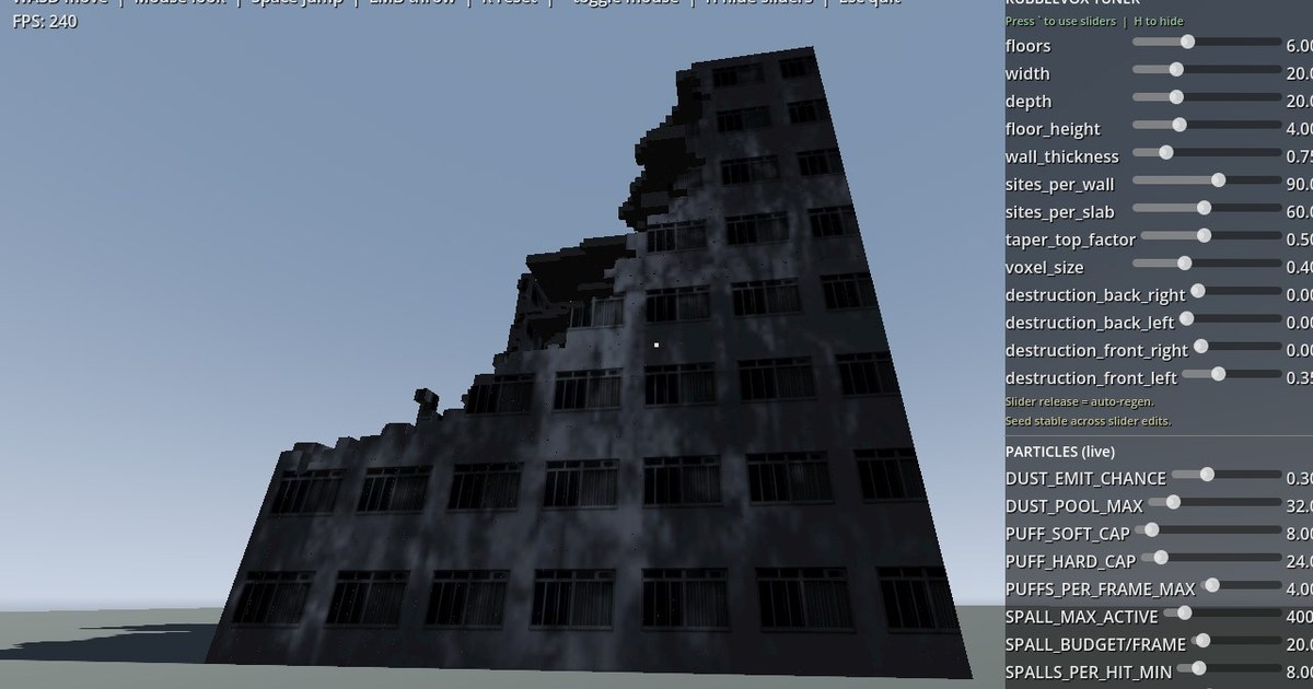 RubbleVox // voxels were supposed to be faster